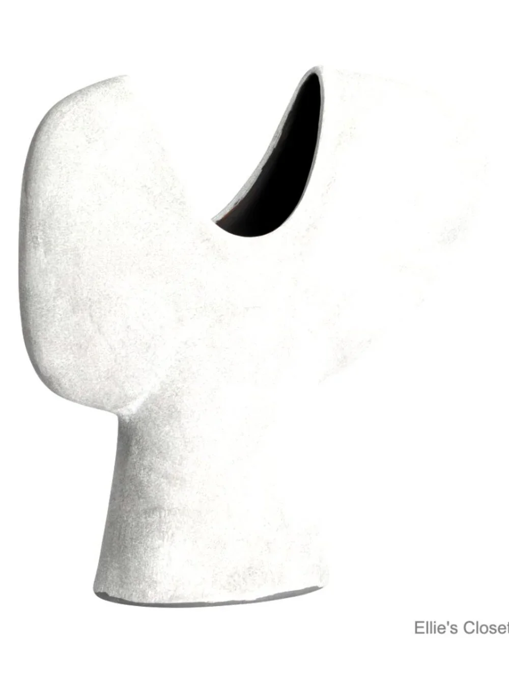 Modern Abstract Terracotta Vase for Indoor Tabletop Display